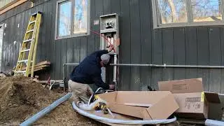 They got a Tesla so we rewired their house #rewiring #iowa #electrician #electrical  #desmoines