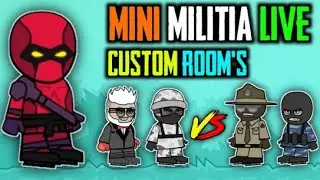 Mini Militia Live Custom Room Join Fast My First Video Unlimited Custom Room Play With Subscribers