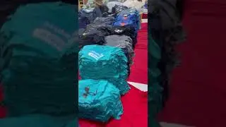 Made in vietnam branded stock lot quality control process before export.
