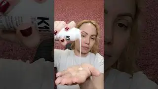 K18 Leave in Molecular Repair Hair Mask Blonde Hair #k18 #hairmask #hairtreatment