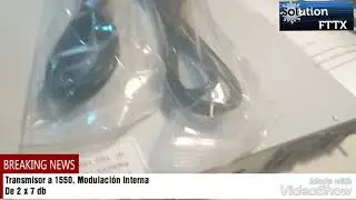 Transmisor Optico 1550 Para Catv Modulacion Interna