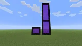 How To Build A Custom Nether Portal | Minecraft PS4\XBOX