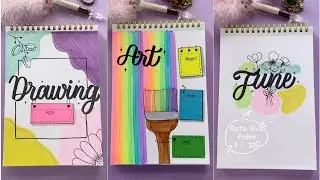 12 Aesthetic English Front Page Ideas | Cute & Creative Notebook Covers