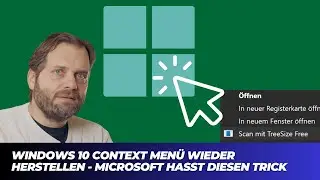 Windows 11 Rechtsklick-Men&uuml; nervt? Hol dir das klassische Men&uuml; zur&uuml;ck! 🔥 So einfach geht's!