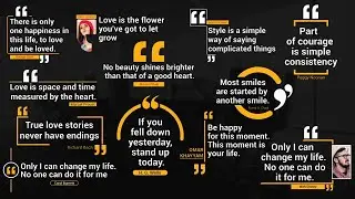 Quotes Titles Pack After Effects Templates