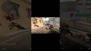 Hitman Guarding Bombsite A SOLO?! 7 Kills &ndash; CS2 Dust2 Casual Insanity #shorts