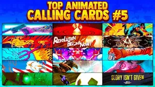 BEST ANIMATED CALLING CARDS in Modern Warfare Season 5 (Part 5) *Rare*