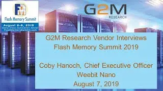 G2M Research FMS 2019 Interview with Weebit Nano