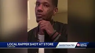 Local rapper shot at Canton store