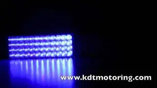 96 LED Blue & White Police EMS Emergency Strobe Lights