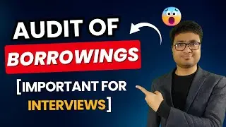 Audit Of Borrowings | Practical Auditing Training by CA Archit Agarwal [Step-By-Step Explained]