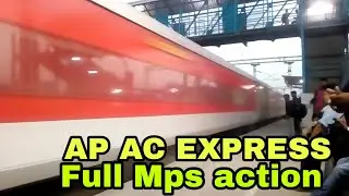 22415//VSKP-NDLS AP AC express at full mps action on faridabad new town