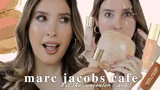 MARC JACOBS CAFE COLLECTION EXTRA SHOT CONCEALER 9hrs Wear Test & OMEGA X THREE Face Palette REVIEW
