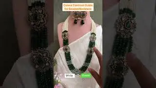 In trend colour contrast guide for NecklacesFollow us for more such tips