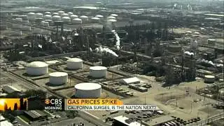 Gas prices spike
