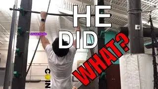 CLIP | Twitch Streamer does Salmon Ladder, Up then Down! | IRL | Nico