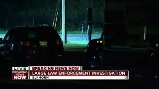 Large law enforcement presence in Elkhorn