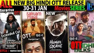 SURPRISE OTT Hindi Release 31-JAN l DhurandharExtended, GandhiTalks, Mardaani3, CrimeMoviesSeries