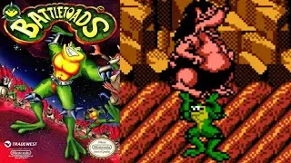 Battletoads (NES) - 2nd Boss: Big Blag (No Damage).