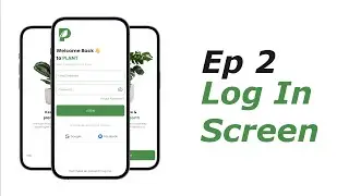 Log In - Plant Shop - Flutter UI | Speed Code