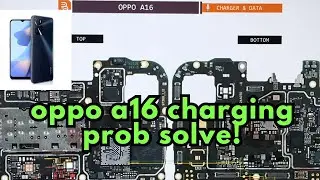 Oppo a16 charging problem solve | bornio schematics solution