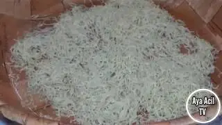 طريقة عمل الرشتة الصناعية ( كيفية تفويرها) من قناة_Aya Acil TV