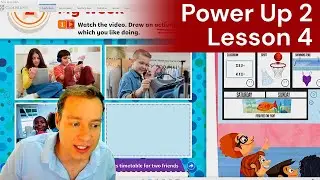 Learn Days of the Week & Frequency Words | Power Up 2 Unit 2 Lesson 1 My Week with Teacher AJ