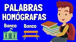 ¿Qué son las PALABRAS HOMÓGRAFAS? (Con ejemplos fáciles)👩‍🏫
