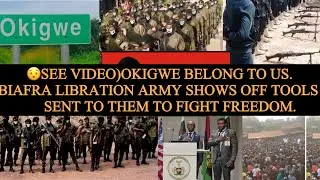 ‼️SEE VIDEO- BIAFRA LIBRATION ARMY SHOWS OFF TOOLS SENT TO THEM TO FIGHT FREEDOM IN OKIGWE TODAY 🔥🔥🔥