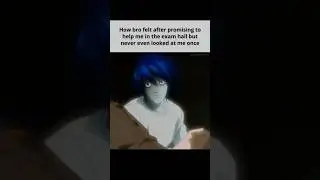 That betrayal hits harder in the exam hall 💀 #bro #relatable #anime #exam