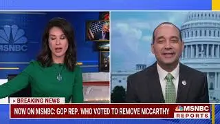 Rep. Good Joins MSNBC to Discuss his Vote to Remove Speaker McCarthy