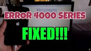 How to Fix Error 4000 On Itunes 