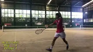 Milo Philta tournament 25 under QF | Rajji vs Zarraga #tenistangsiklista 