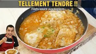 Filets de porc à la sauce à l’oignon : ultra fondants et prêts en 20 min !