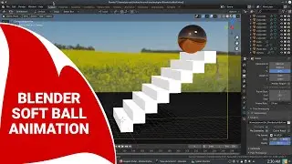 Blender - Soft Ball 3D Animation