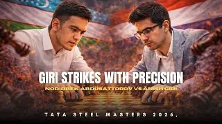 Nodirbek Abdusattorov vs Anish Giri ❗ Ragozin Precision & Queen&rsquo;s Gambit Clash ❗ Tata Steel 2026