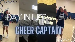 DAY IN LIFE OF A CHEER CAPTAIN 📣👩&zwj;✈️ | grwm, gameday, highschool cheerleader, junior year |