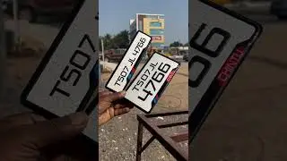 ￼ ￼  gel number plate / 3D gel numbers plate ￼making process #number #bikenumberplate  #plates