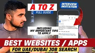 BEST WEBSITE / APP to search jobs in dubai | dubai job search websites | Job Apps 2025