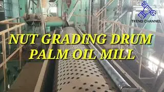 MESIN NUT GRADING DRUM PALM OIL MILL.