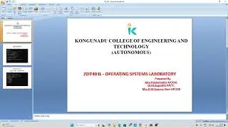 OS Experiment No 1