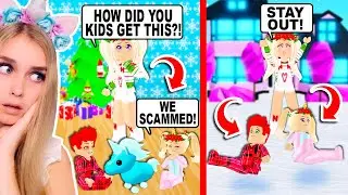 Our Kids RUINED CHRISTMAS So We KICKED Them Out In Adopt Me! (Roblox)