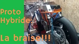 Passage au banc du proto hybride en 70cc 2fast chez mcpreparation