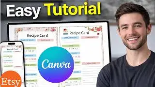 Create Stunning Recipe Cards to Sell on Etsy & Earn Passive Income $50K/Month