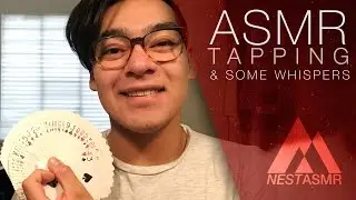 House of (playing) Cards ASMR &mdash;  ASMR tapping on playing cards and wood