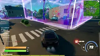Fortnite Leave an IO Car at an Alien Settlement