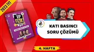 Katı Basıncı Soru Çözümü | 2023 TYT Fizik KAMPI