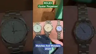 New Release Rolex Oyster Perpetuals - Pistachio, Beige & Lavender #watchesandwonders2025 #rolex
