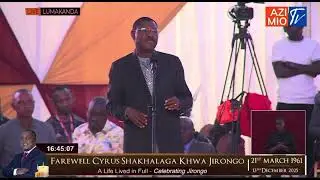 &ldquo;It Hit Me Like Thunderbolt!&rdquo; Speaker Moses Wetangula&rsquo;s Full Speech at Cyrus Jirongo&rsquo;s Burial