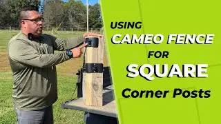 How To Use CAMEO&trade; Fence with Square Corner Posts | CAMEO&trade; Fence System #cameofencing